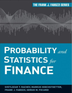 Probability And Statistics For Finance by Frank J pdf free download