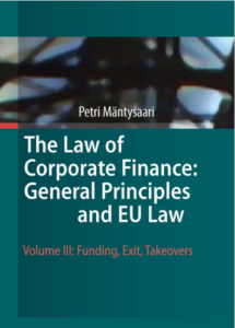 The Law Of Corporate Finance Vol III by Patri Mantysaari pdf free download