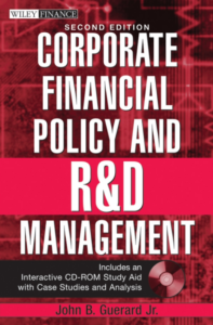 Corporate Financial Policy And R And D Management 2nd Edition by John B pdf free download